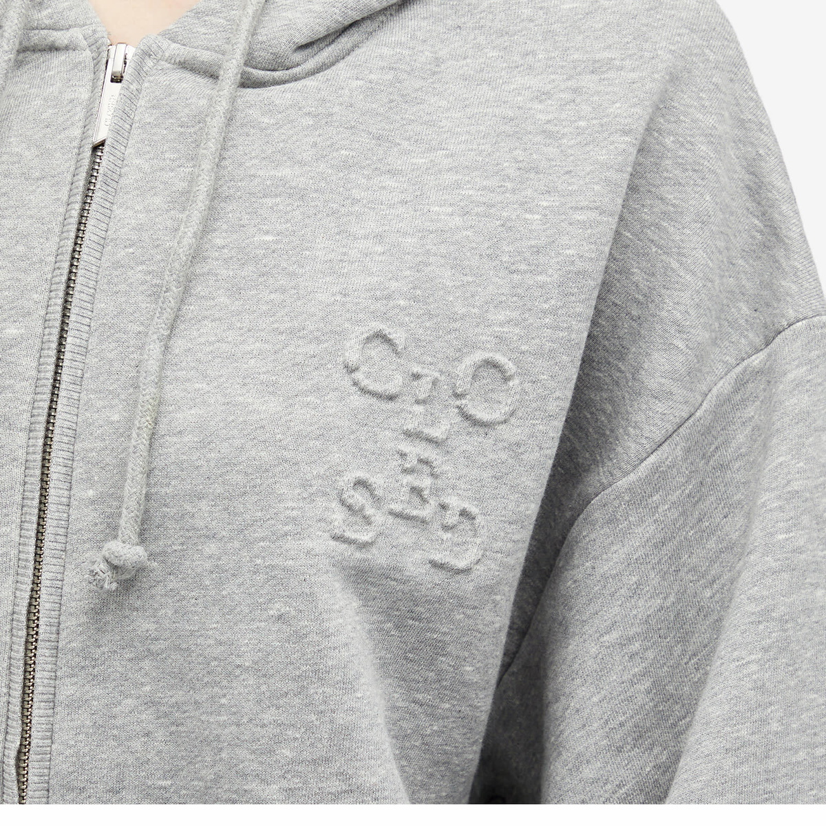 Closed Women's Zip Up Hoodie in Grey