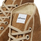 Novesta Star Dribble Corduroy Sneakers in Beige/Wheat