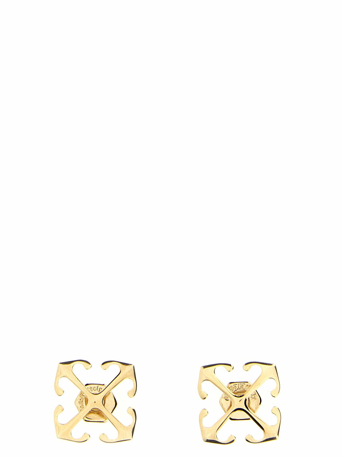 Off-White Crystal-embellished logo earrings Off-White