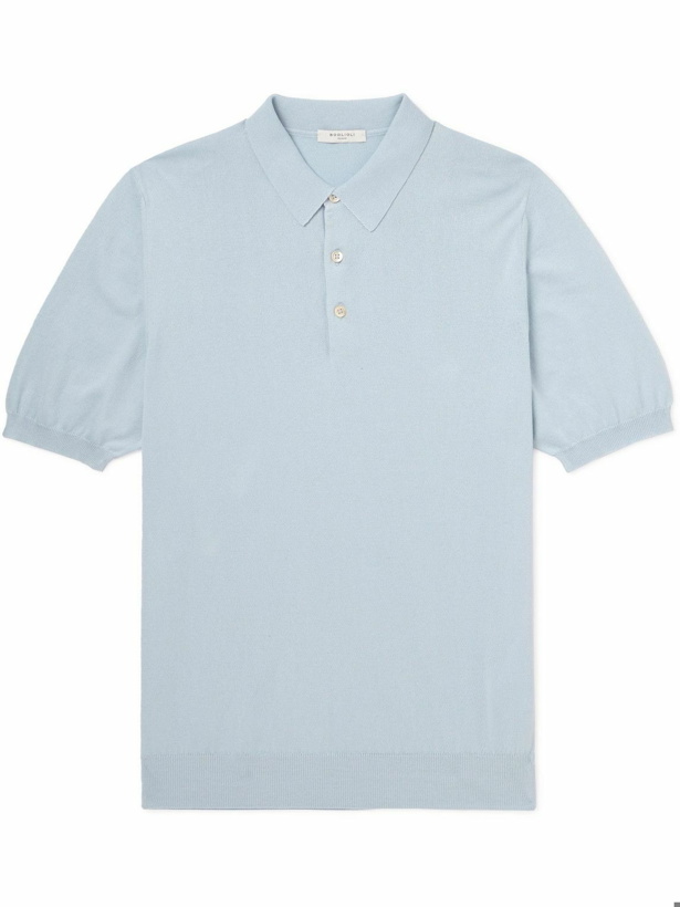 Photo: Boglioli - Cotton Polo Shirt - Blue