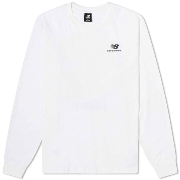 Photo: New Balance Men's Long Sleeve Athletics Legacies T-Shirt in White