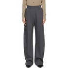 Eftychia Grey Grandpa Worn Trousers