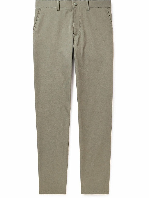 Photo: Outdoor Voices - Birdie Slim-Fit Straight-Leg Recycled Tech-Twill Golf Trousers - Green