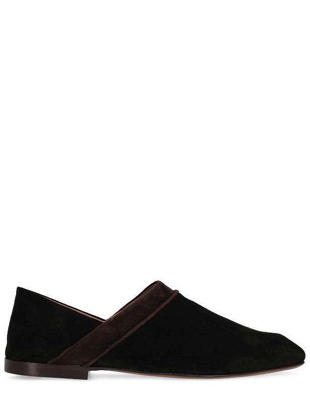 Photo: WALES BONNER - Babouche Suede Loafers