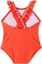 Chloé Baby Red Printed One-Piece Swimsuit