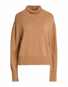 Annagreta Womens Turtleneck Light brown