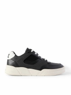 CELINE - Leather and Mesh Sneakers - Black
