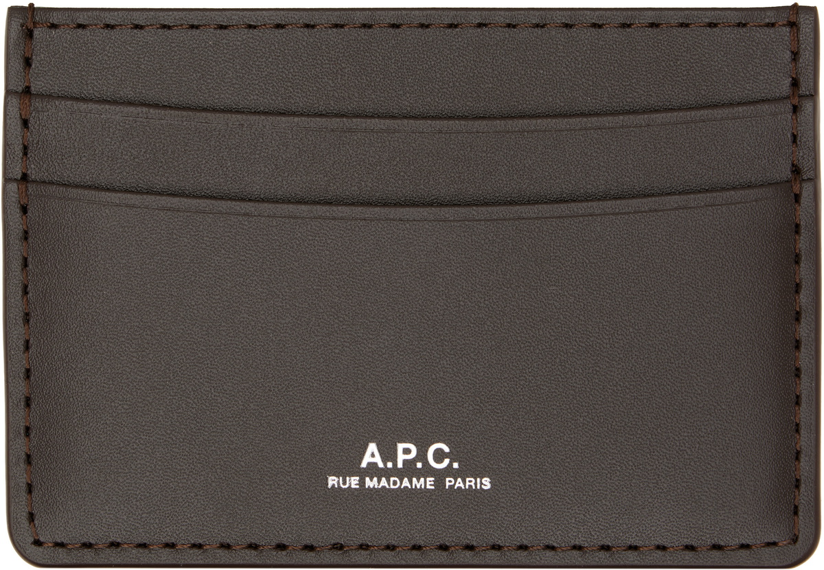 A.P.C. Brown André Card Holder