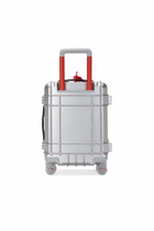 Diesel Rugged suitcase size S - Carry-on Suitcases - Unisex - Silver