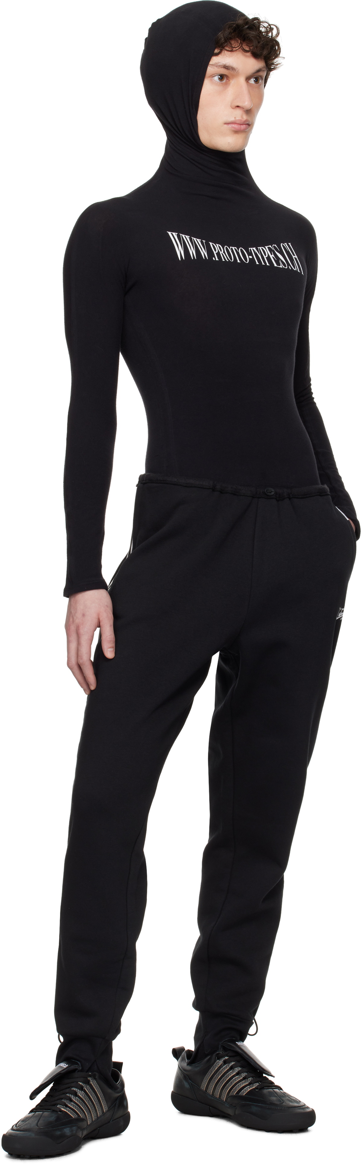 Prototypes Black Toggle Track Pants
