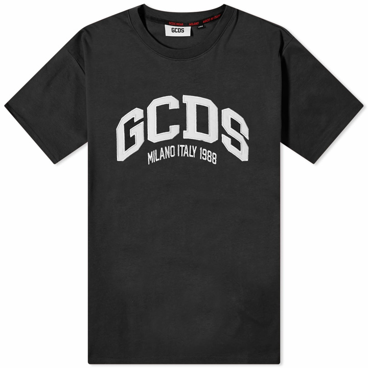 Photo: GCDS Men's College Logo T-Shirt in Nero