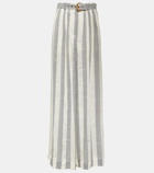 Zimmermann Matchmaker striped wide-leg pants