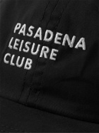 PASADENA LEISURE CLUB - Logo-Embroidered Cotton-Twill Baseball Cap - Black