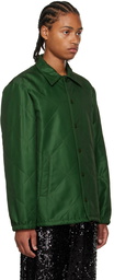 Dries Van Noten SSENSE Exclusive Green Vorrie Jacket