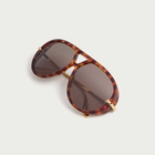 Bottega Veneta Eyewear Bottega Veneta BV1274S Sunglasses in Havana/Gold/Brown 
