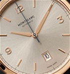 Montblanc - Automatic 40mm Red Gold and Alligator Watch - Silver