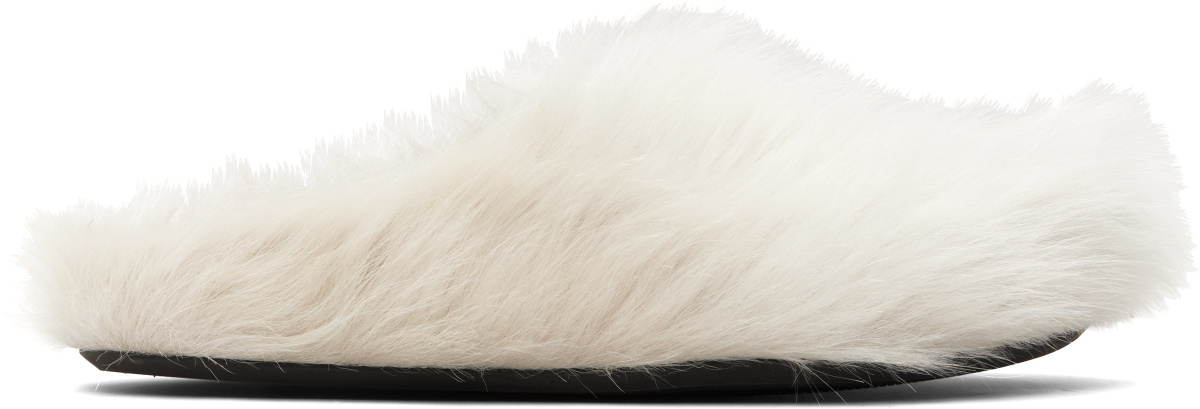 Marni Off-White Fussbett Sabot Loafers