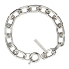 Dries Van Noten Silver Chain Link Bracelet