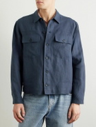 Valstar - Brixton Linen Overshirt - Blue