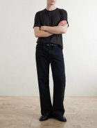Massimo Alba - Oceano Straight-Leg Cotton Trousers - Blue