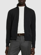 LORO PIANA - Parksville Cashmere Knit Zip Up Sweater