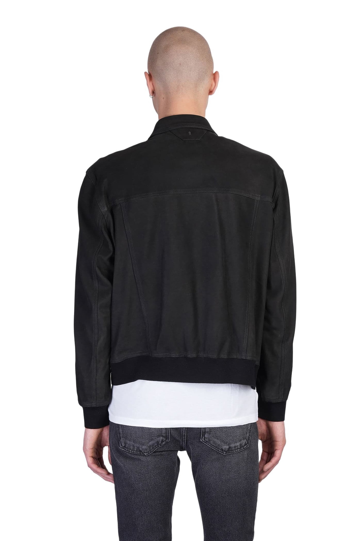 ジャケット SALVATORE SANTORO BLACK LEATHER JACKET Salvatore Santoro Leather jacket | LODENFREY
