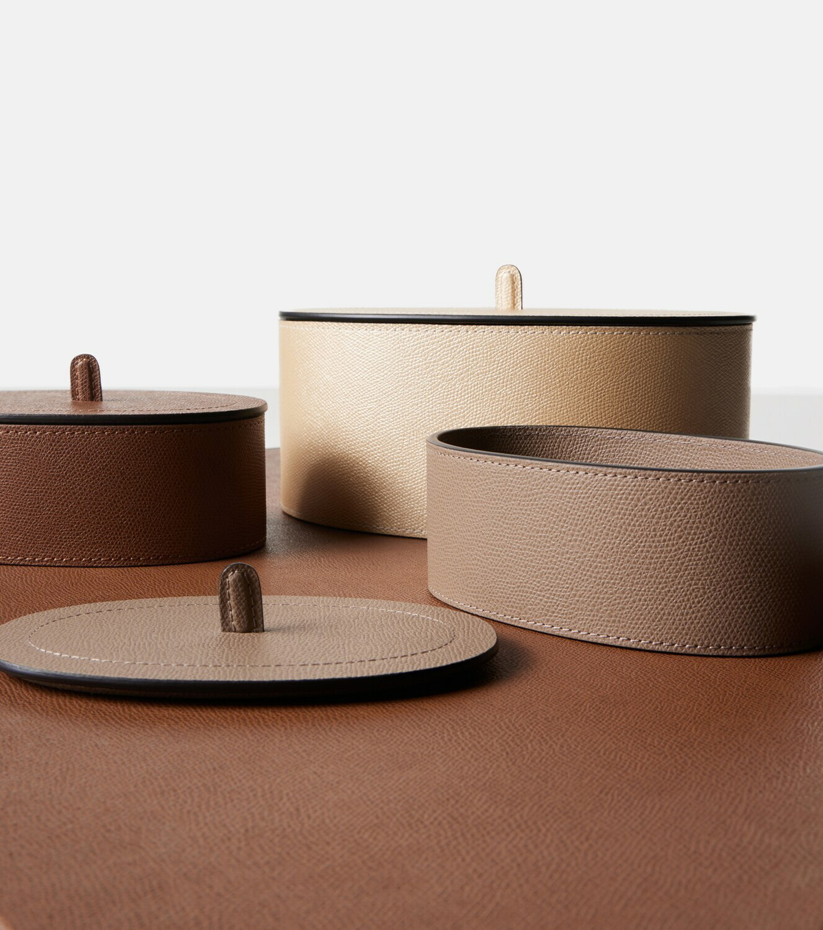 Giobagnara Harris Small leather box