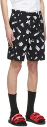 Undercover Black Polyester Shorts