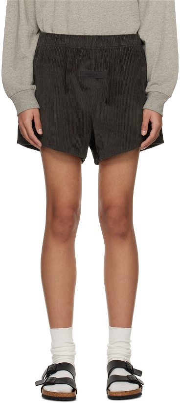 Photo: Essentials Gray Drawstring Shorts