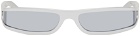 Rick Owens Silver Fog Sunglasses