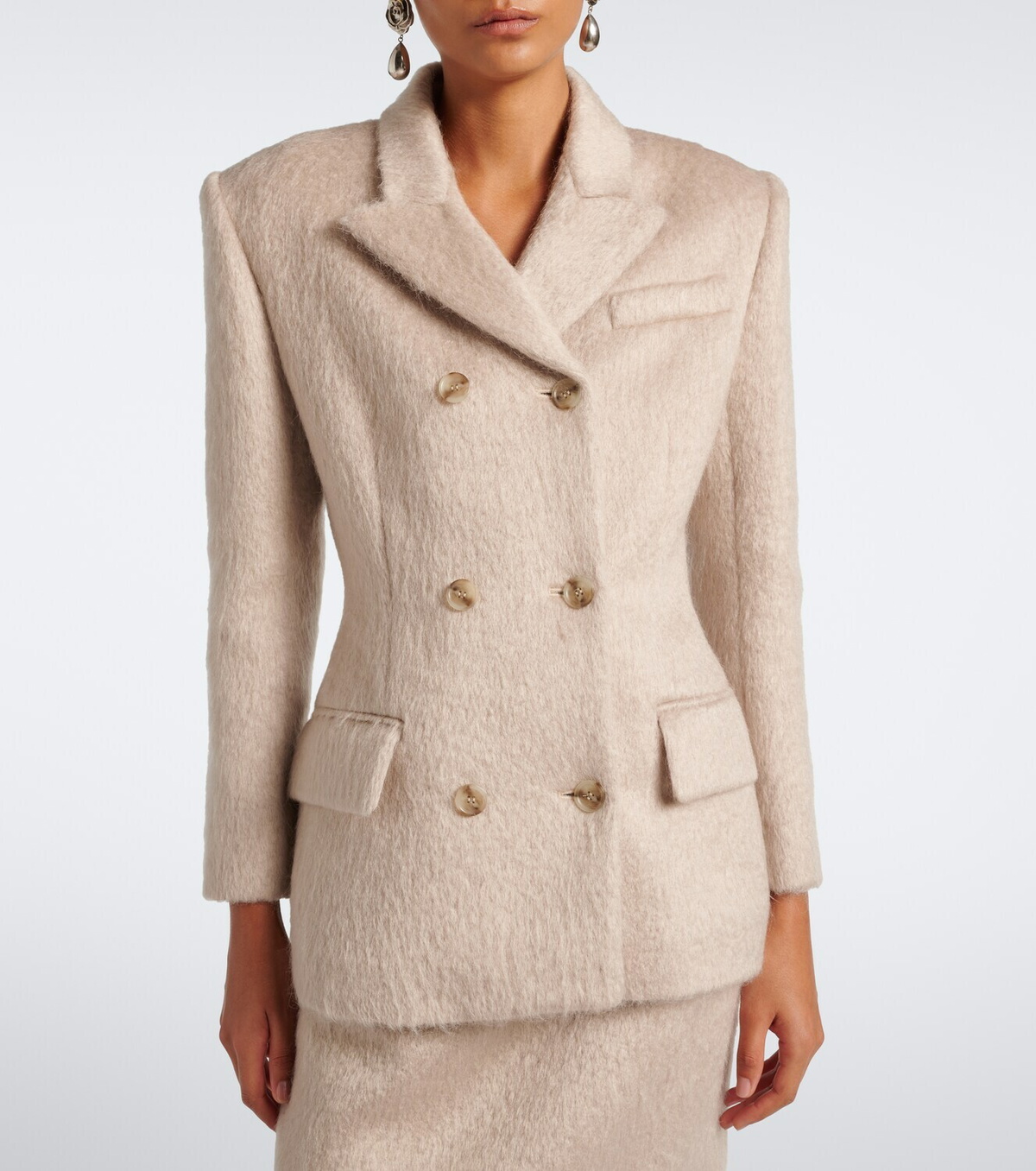 Magda Butrym Double-breasted wool-blend blazer