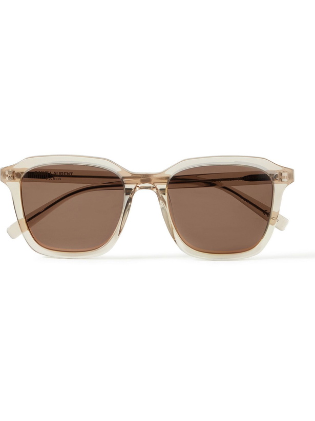 Photo: SAINT LAURENT - Square-Frame Acetate Sunglasses