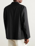 Stòffa - Unstructured Wool-Crepe Blazer - Black