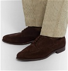Tricker's - Abingdon Suede Derby Shoes - Brown