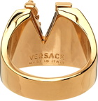 Versace Gold Barocco V Ring