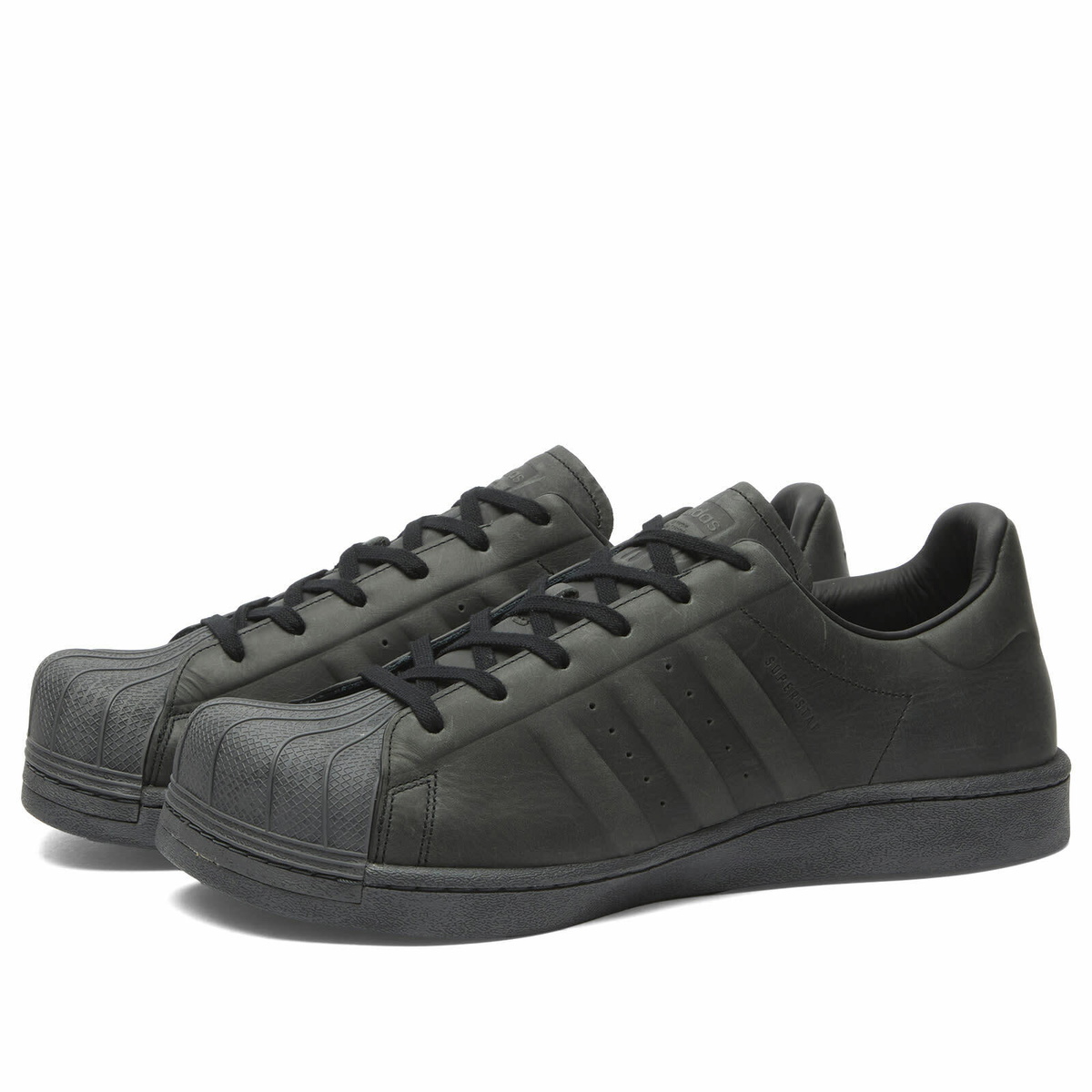 Adidas by AVAVAV Superstar Vacuum Lea Sneaker in Carbon/Grey Five