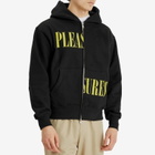 Pleasures Men's Split Zip Hoodie in Black