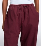 Leset Kyoto cotton wide-leg pants