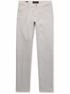 Kiton - Slim-Fit Straight-Leg Jeans - Gray