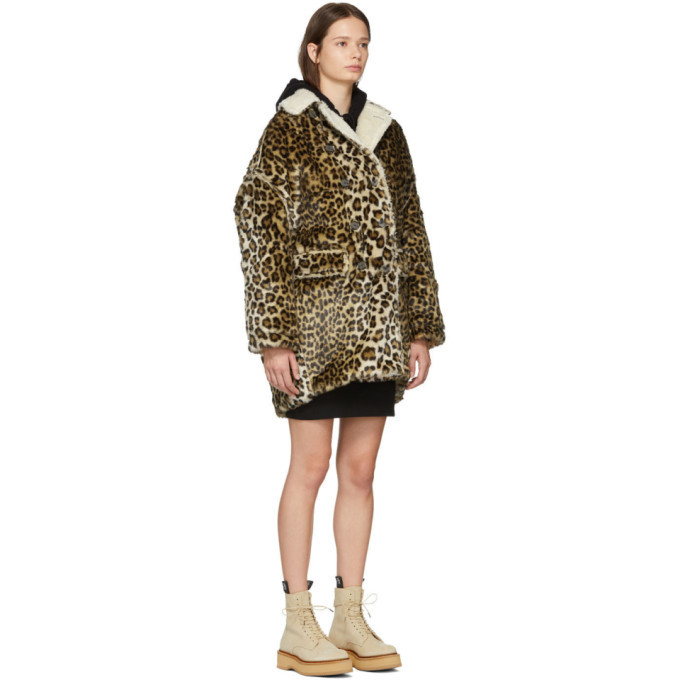 R13 Brown Leopard Hunting Coat R13