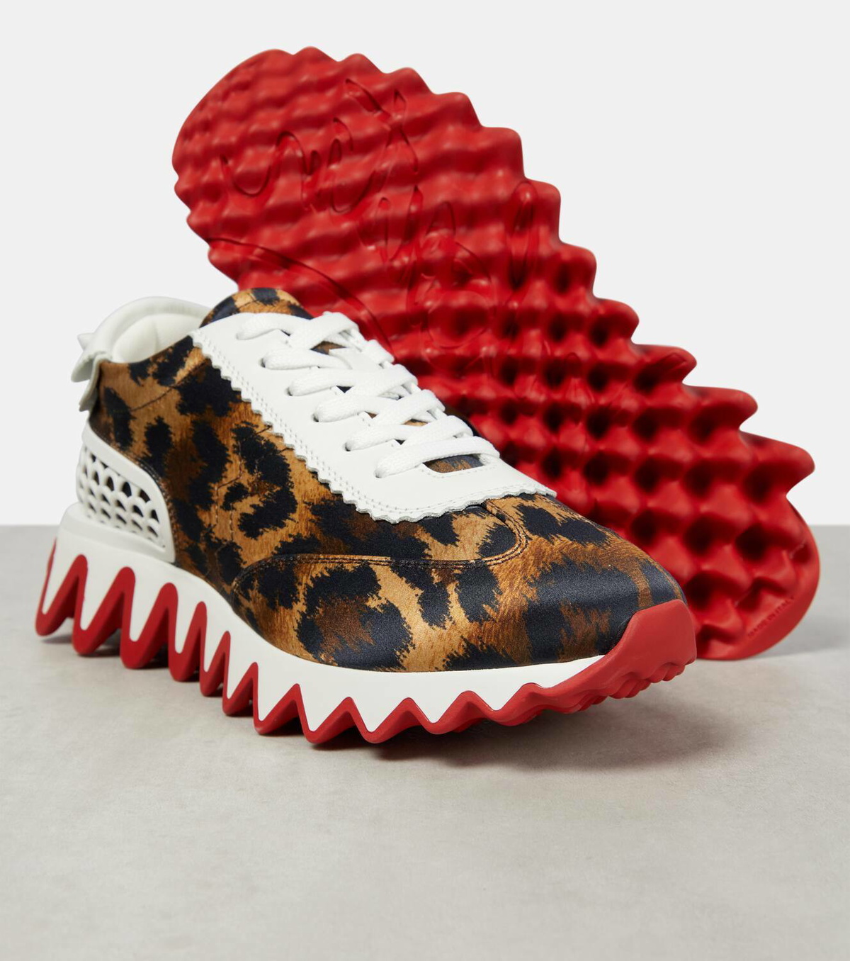 Christian louboutin discount cheetah sneakers