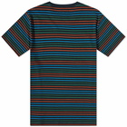 Paul Smith Men's Fine Stripe T-Shirt in Blue Multi