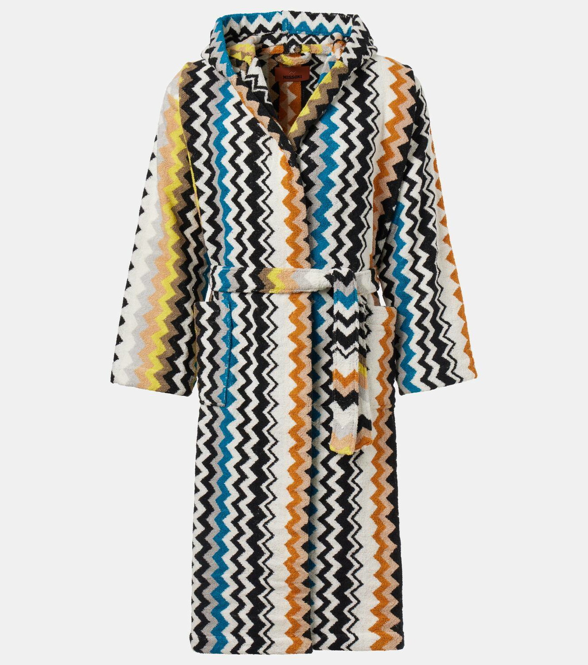 Missoni Zigzag cotton terry bathrobe