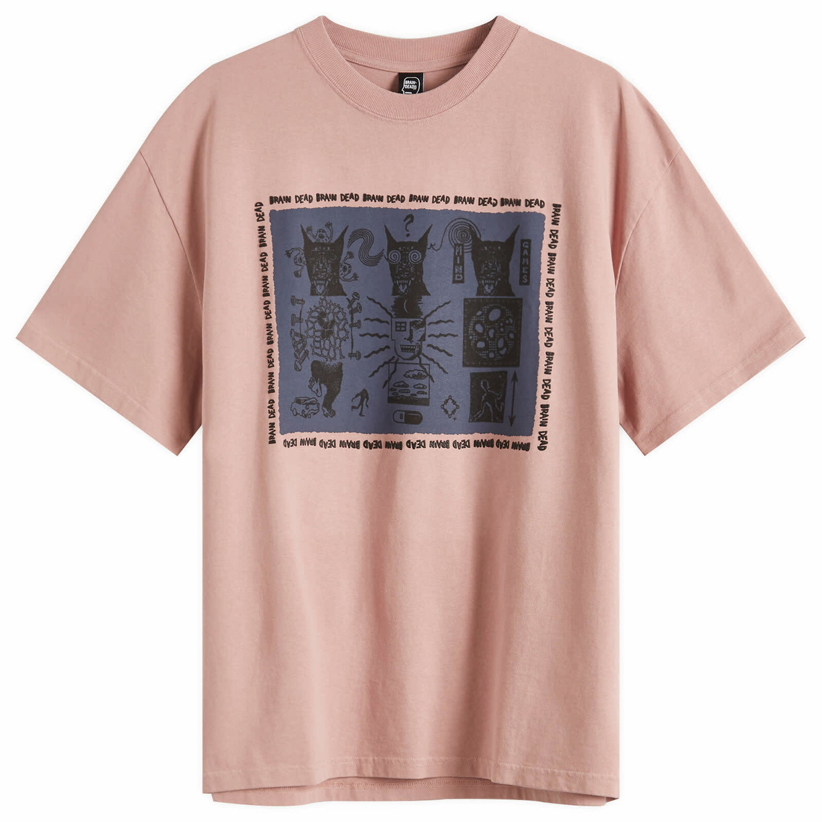 【国内発送】BRAIN DEAD/EMBROIDERED COLOUR BLOCK FOOTBALL TEE Brain Dead Embroidered Colour Block Football Tee Brain Dead