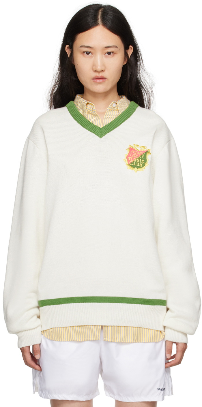 Palmes SSENSE Exclusive White Sweater