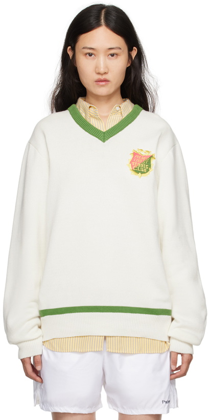 Photo: Palmes SSENSE Exclusive White Sweater