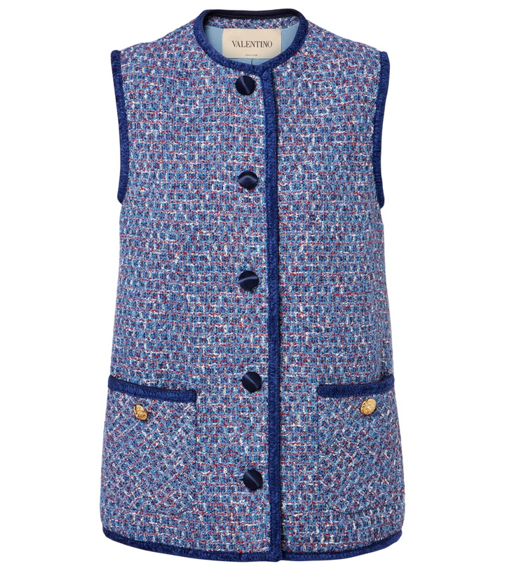 Photo: Valentino Tweed vest