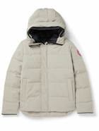 Canada Goose - Macmillan Logo-Appliquéd Quilted Shell Hooded Down Parka - Neutrals