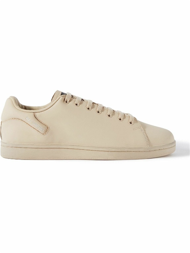 Photo: Raf Simons - Orion Leather Sneakers - Neutrals