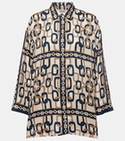 'S Max Mara Adria printed silk shirt